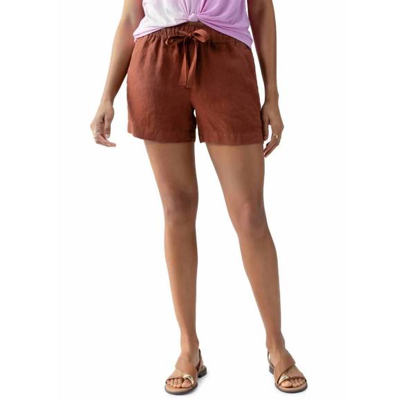 NEW SANCTUARY always linen short in rich clay - Picture 1 of 7